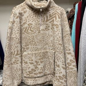 american eagle sherpa quarter zip